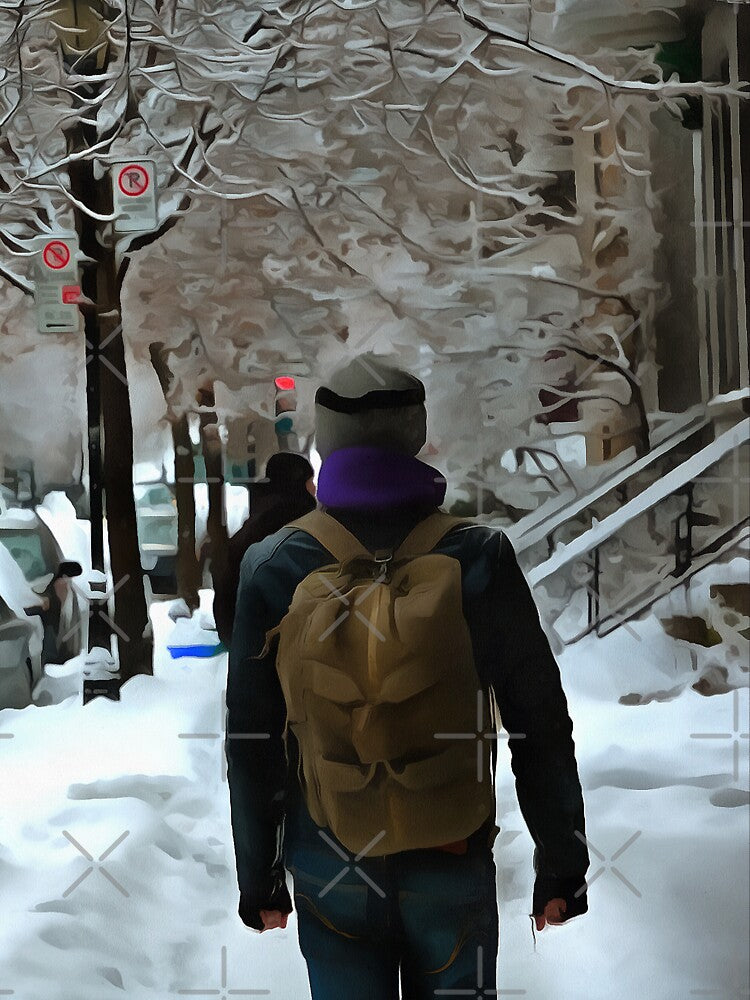 Walk In A Snowy Urban Winter Wonderland by Austin H. Kapfumvuti