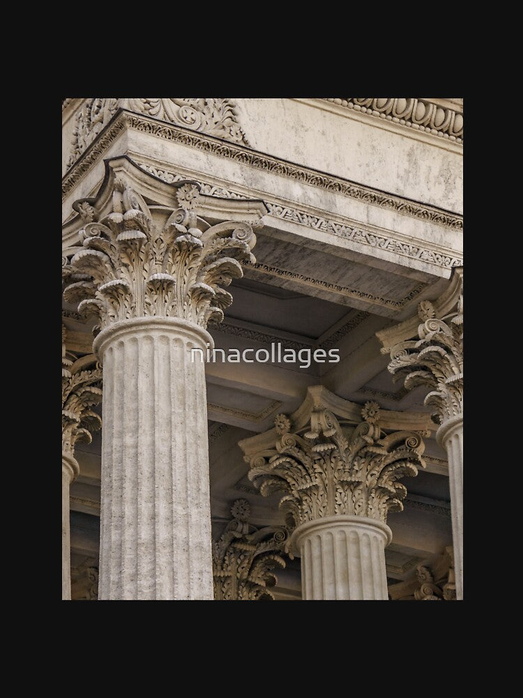 columns in the rain- Dark Academia by ninacollages