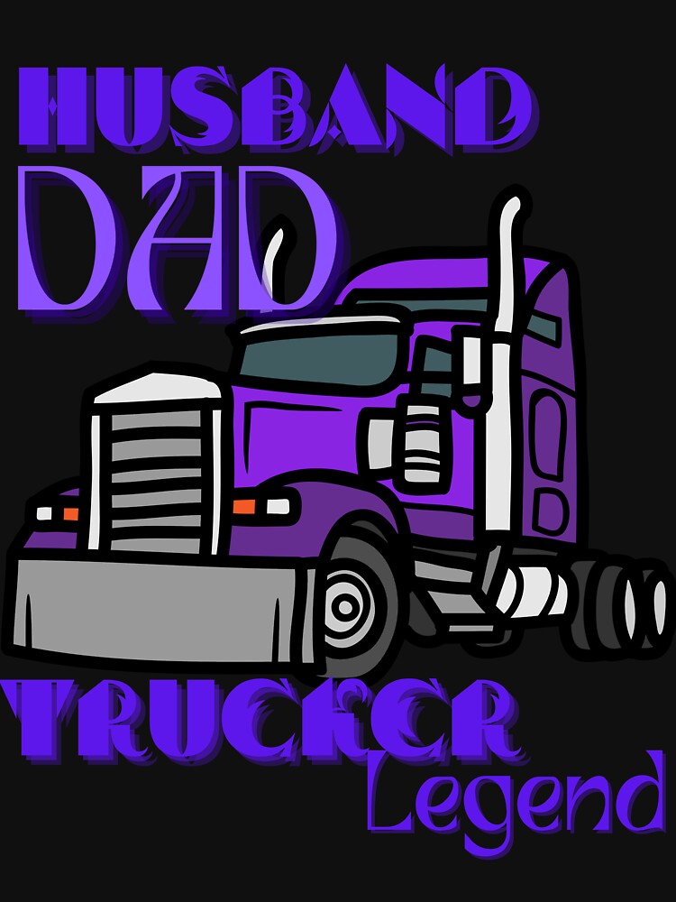 Husband dad trucker legend shirt by harinshop ⭐⭐⭐⭐⭐