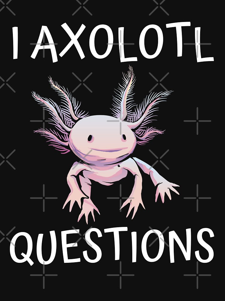 Funny Cute Axolotl Girl Owner Newt Reptile Amphibian Pet by DadJokeDescript