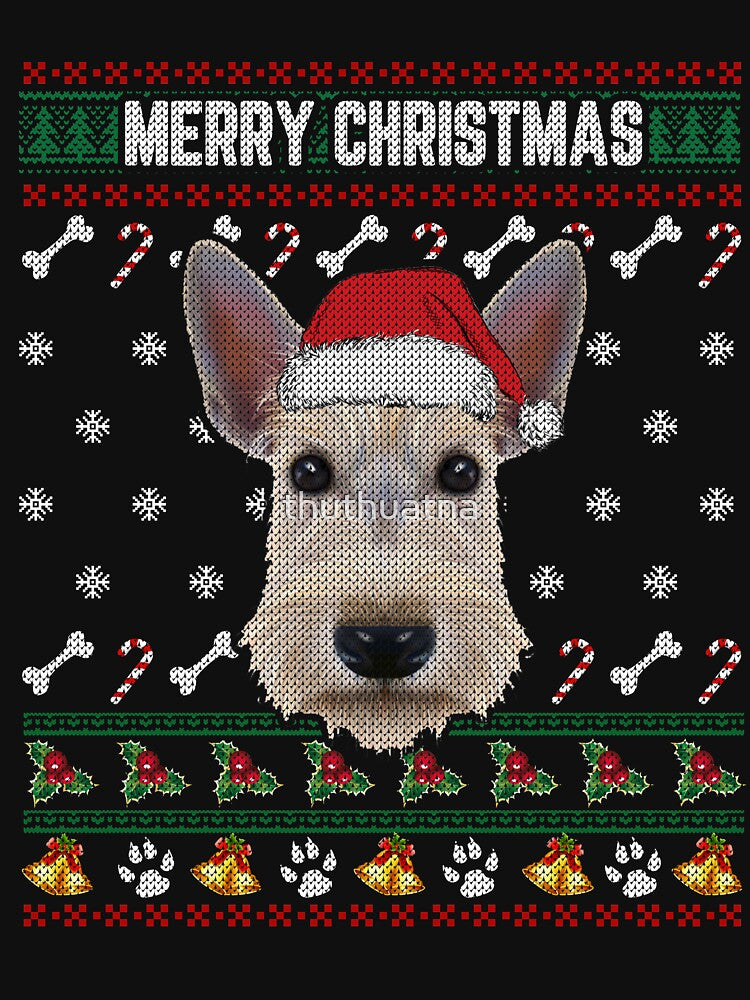 Scottish Terrier Lovers Ugly Xmas Sweater Merry Christmas T Shirt by thuthuatna