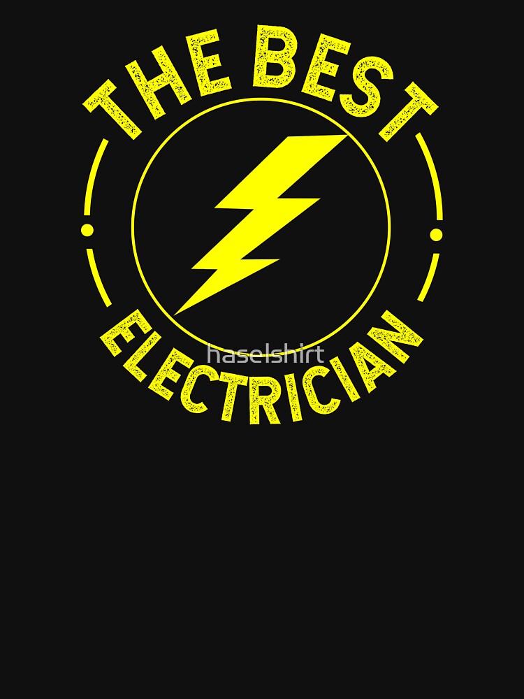 Electrician Shirt The Best Electrician Gift Idea by haselshirt