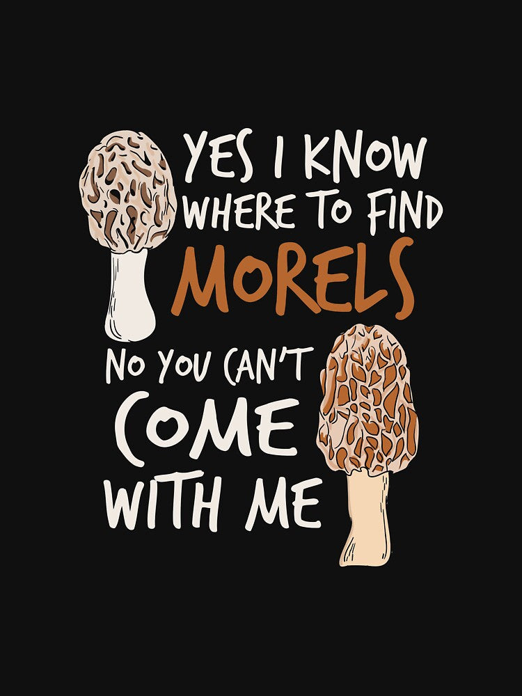 Morel Hunting design for a Mushroom Hunter by biNutz