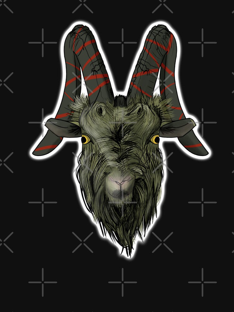 Pagan Yule Goat Illustration by DethandDeKaye