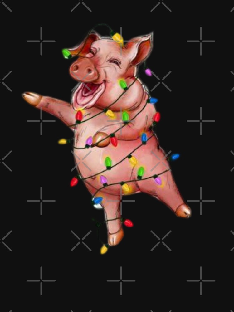 Christmas pig, Christmas tree, pig ornaments, holiday decorations, guinea pigs, Christmas gifts by Sophistical