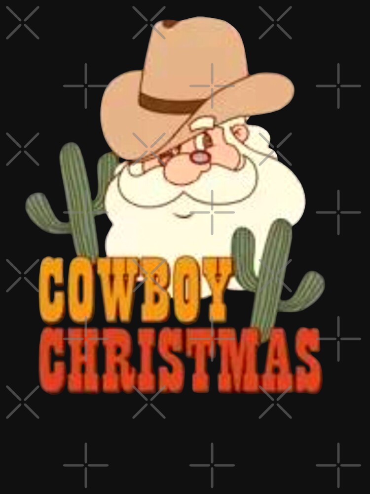 Cowboy Christmas, Merry Christmas, Country Christmas, Retro Christmas, Christmas gift by Sophistical