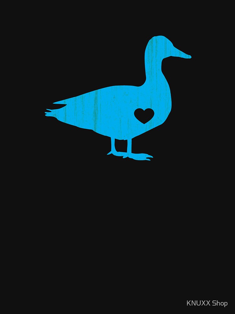 I Love My Duck Crazy Blue Ducks Fowl Farmer by KNUXX Shop