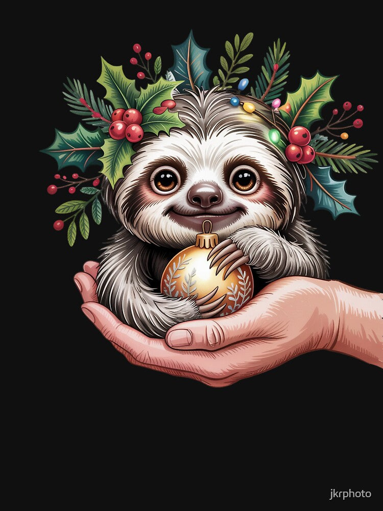 Copy of Christmas Sloth by jkrphoto