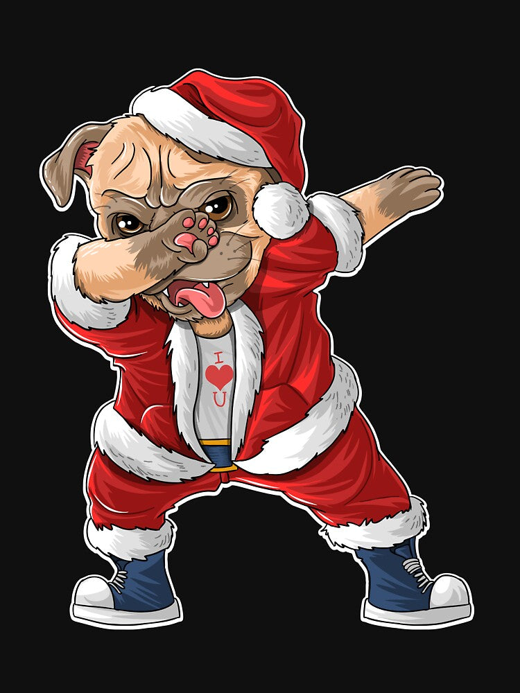 Funny Dabbing Dog Christmas Pajamas Gift for Dog Lovers Women, Men by LifeQuotes