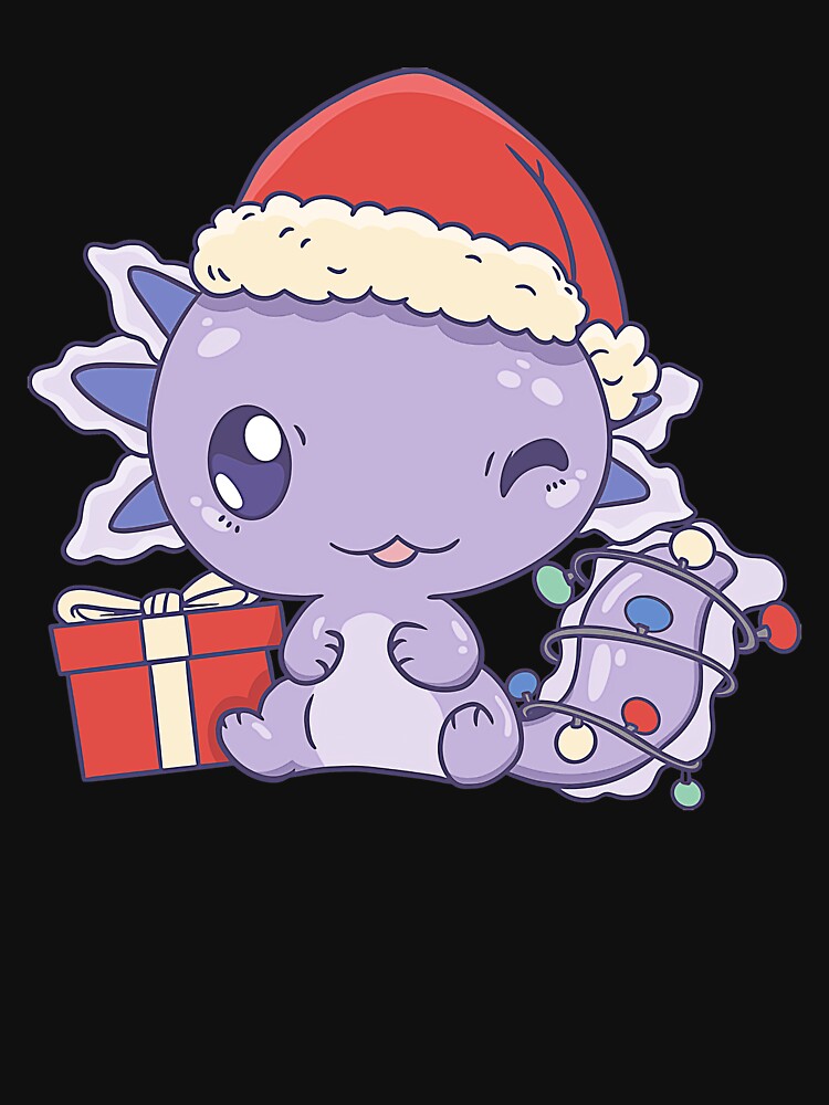 Cute And Awesome Axolotl Axolotls Design Art Gift For Christmas by DevinBooker18x