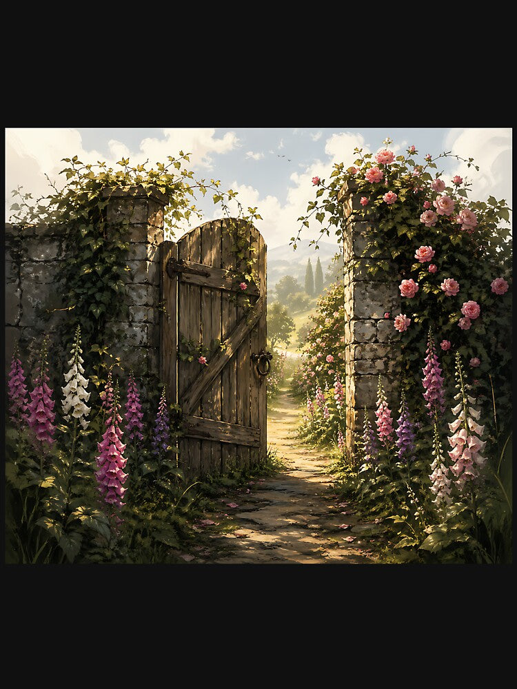 The Garden Gate - Cottagecore Aesthetic by bapupa
