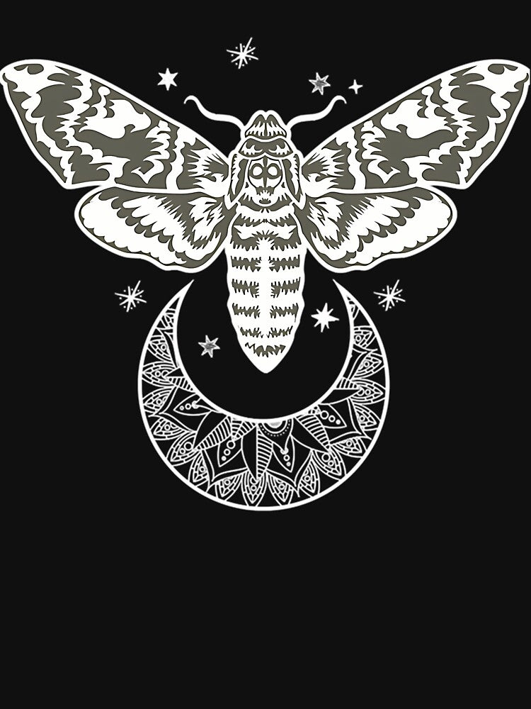 Moth Celestial Moth Butterfly Mystic Shirt Spiritual Astronomy by ChristopherMos5