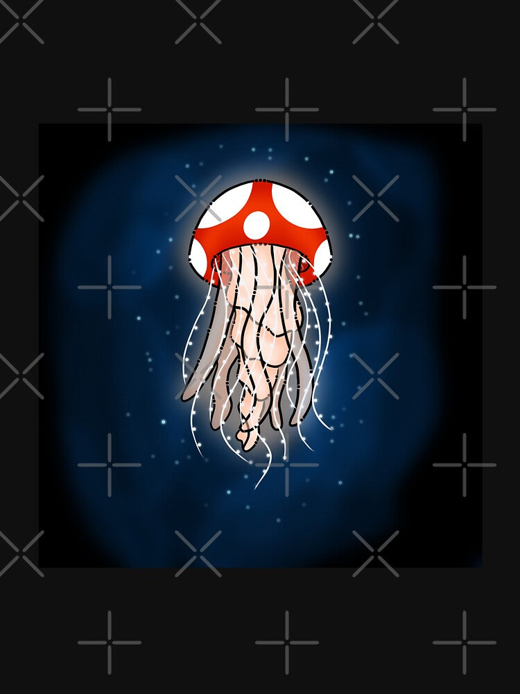 Redcap Mushroom Jellyfish by BerriCuteCrafts