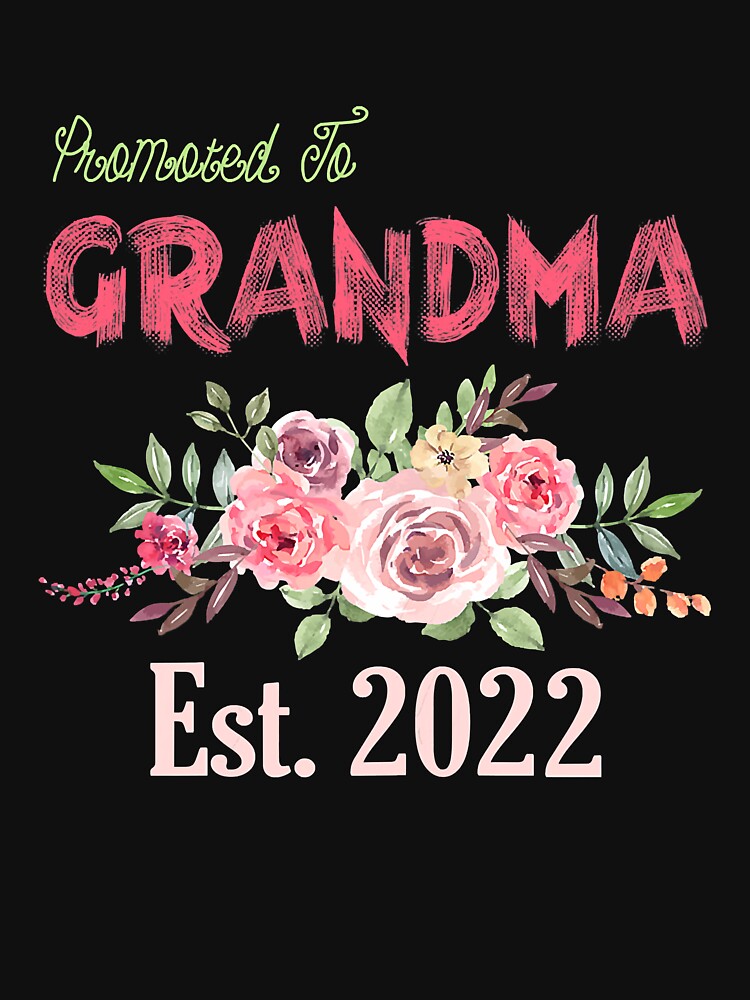 Promoted to Grandma 2022 Cute Baby Announcement by andrewbrian
