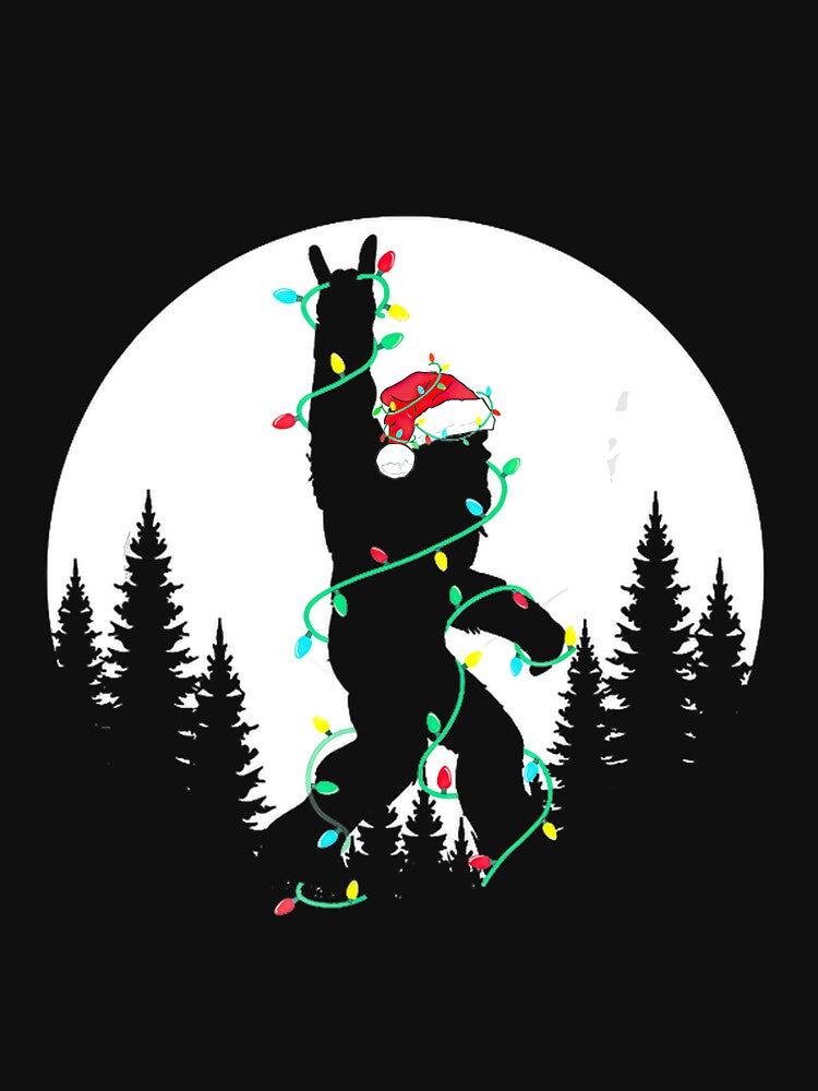 Bigfoot Christmas Lights Funny Bigfoot Xmas Design By Merch, Limited Edition, Perfect Gift For You by HALEYBEVERLY
