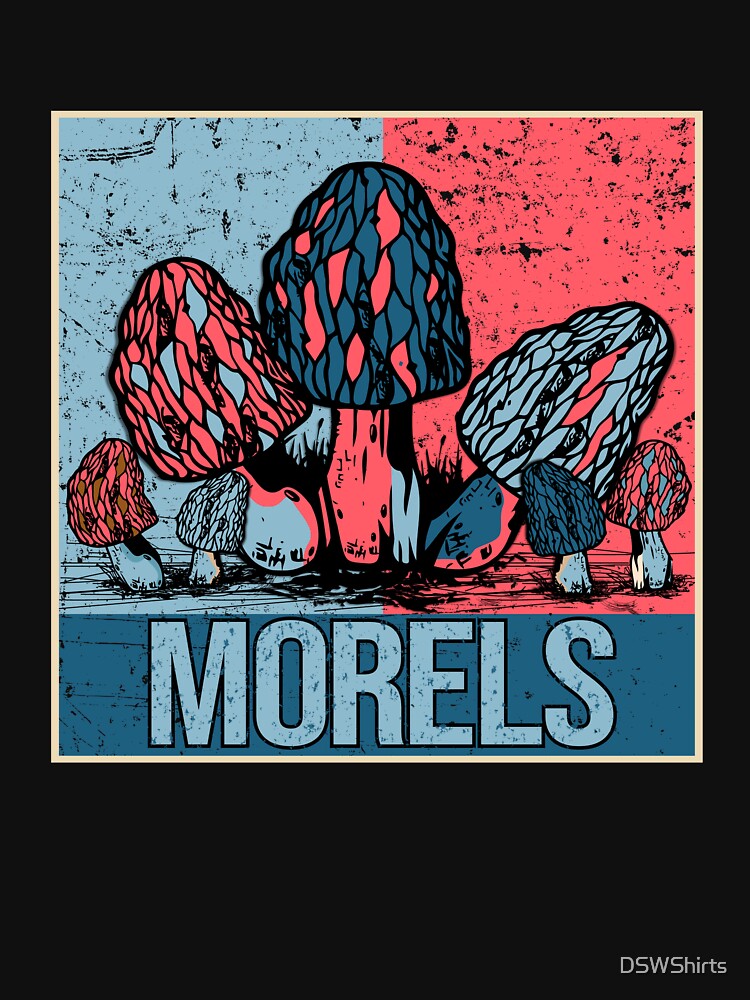 Morel Mushroom Hunter Gift Fungi Foraging Mushrooms by DSWShirts