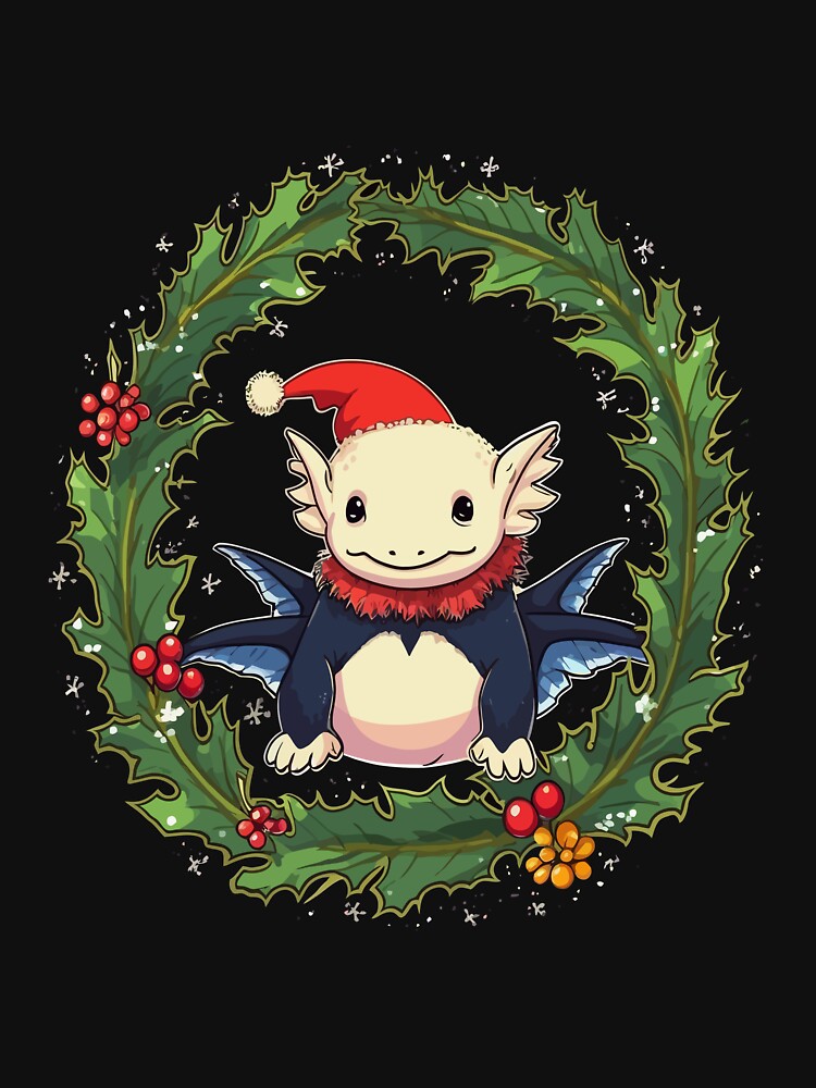 Christmas Axolotl by creativellashop