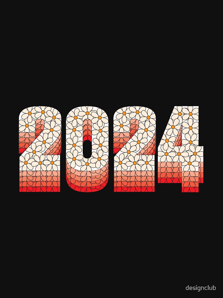 2024 Floral Happy New Year by designclub