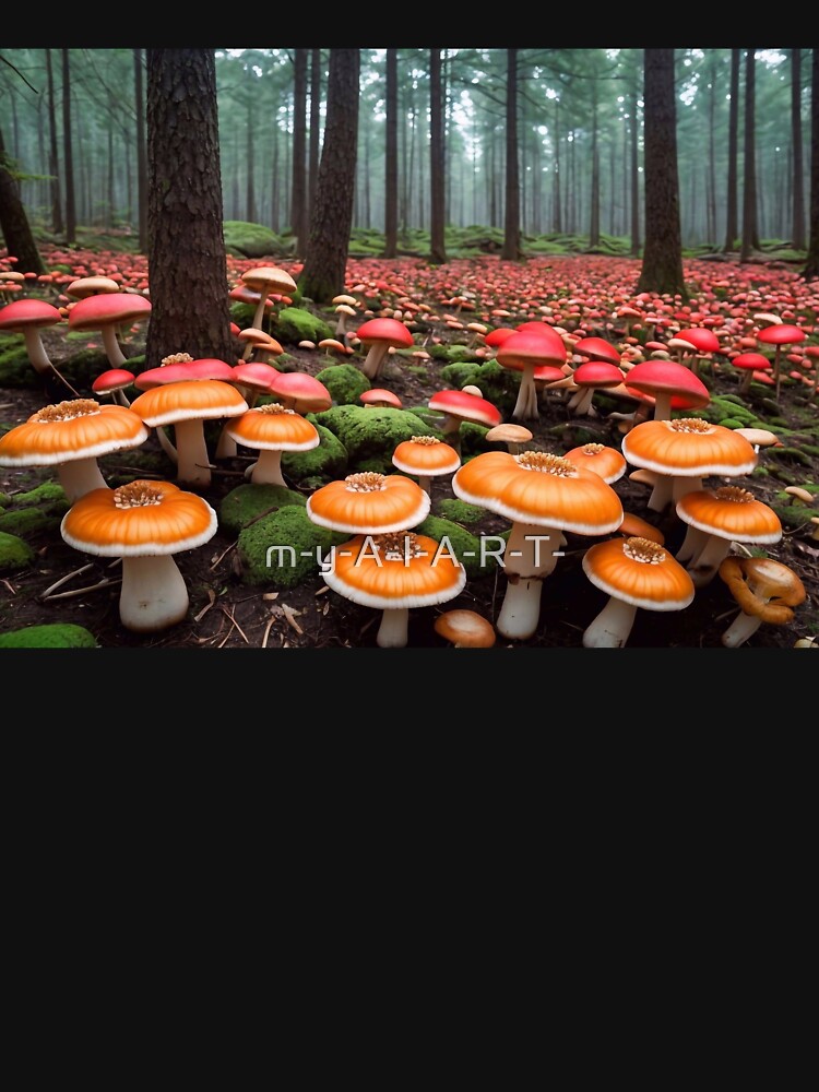Forest Mushrooms by m-y-A-I-A-R-T-