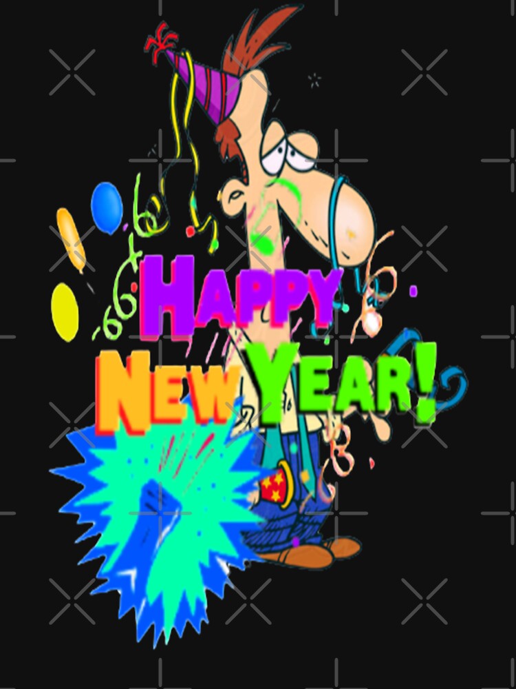 Happy New Year Party Lettering Design, Howdy New Year, New Years Celebration, New Years Eve Countdown by Adri Barnard