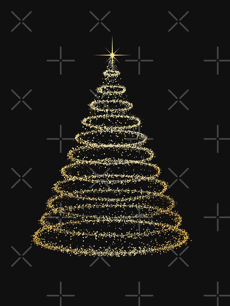 Christmas Day | 25 Dec | Gold Christmas Tree by YI-Creations