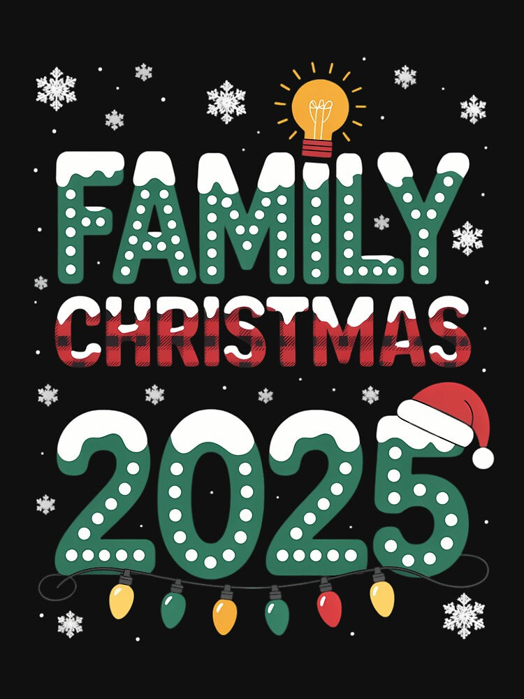Family Christmas 2025 Xmas Lights Santa Pajamas Holiday by cosmicncozyS