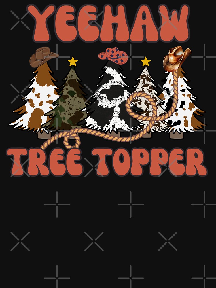 EileenTheArt - Yeehaw Tree Topper - Christmas by EileenTheArt