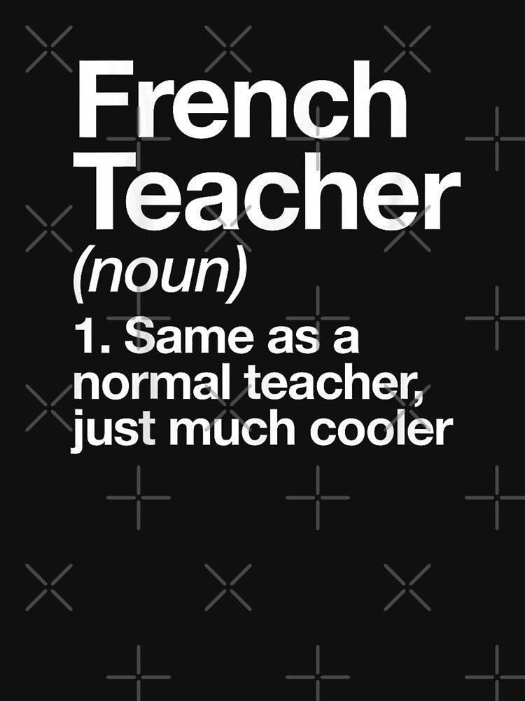 French Teacher Definition Funny by Foxintheloart