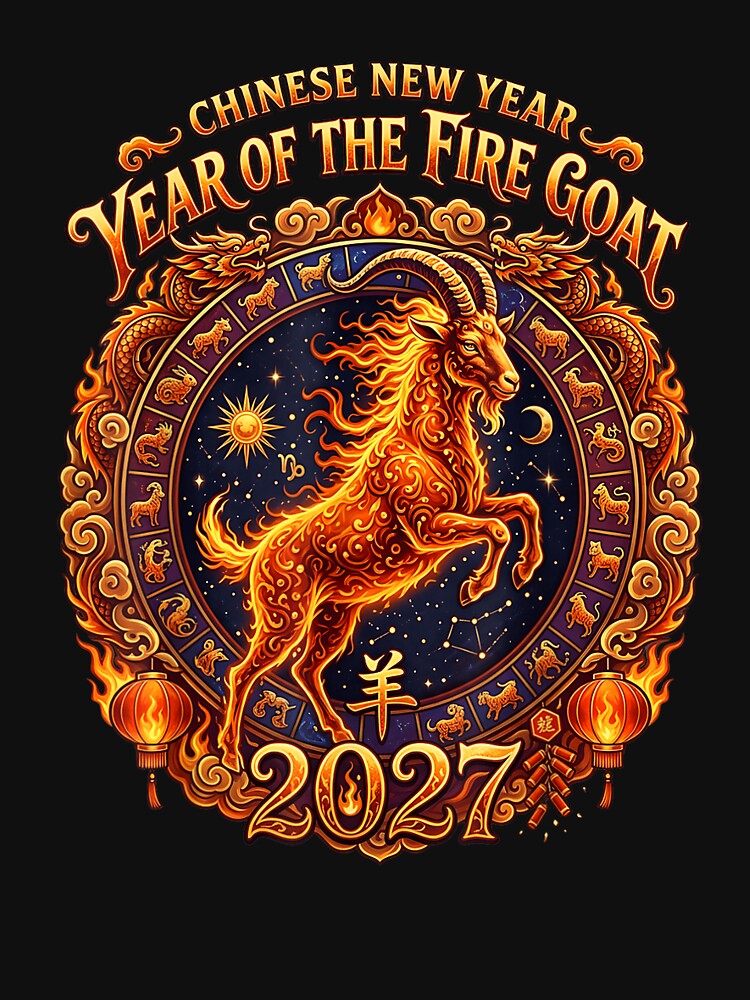 Year of the goat Chinese New Year 2027 Character by BASKF