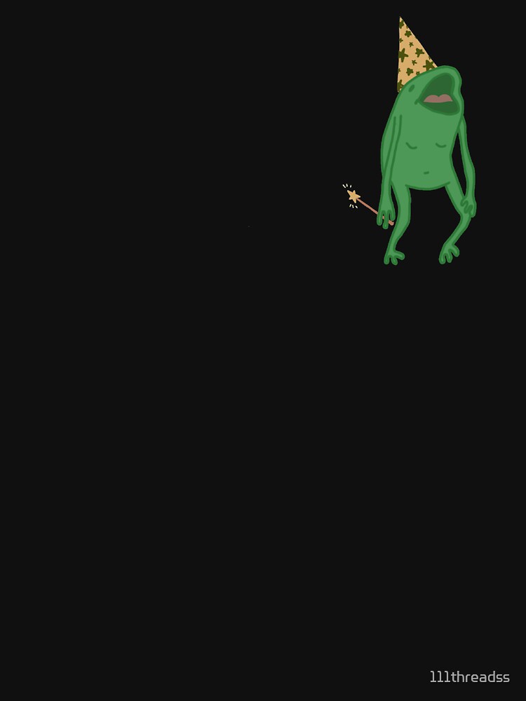 Wizard Frog - lazy frog art by 111threadss