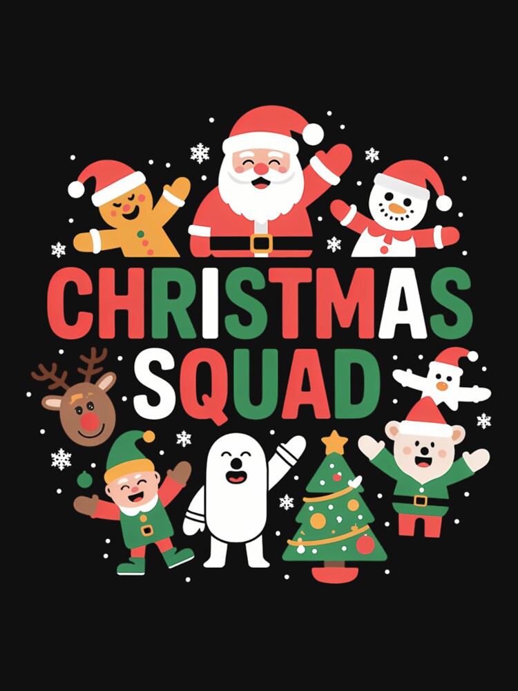 Christmas Squad Santa Dabbing Elf Family Matching Pajamas by papertaless