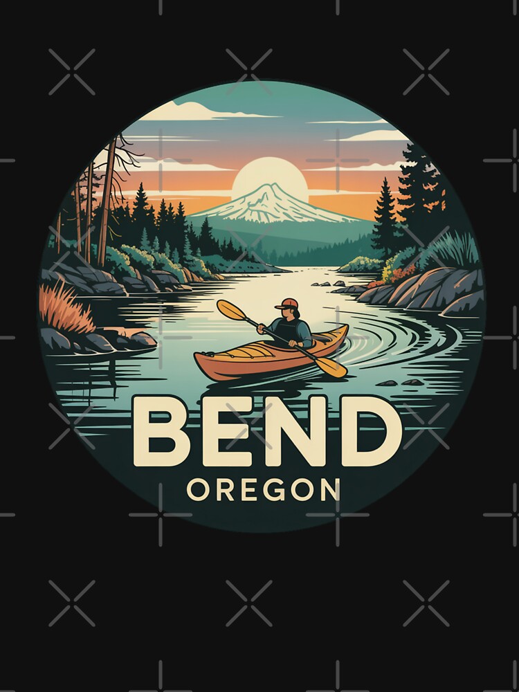 Bend Oregon: Kayak River Sunset by CircinusStore