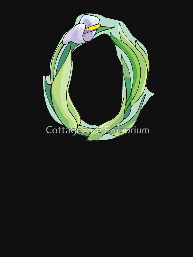 Cottagecore Numbers - Floral Zero / 0 by Cottagecore Emporium
