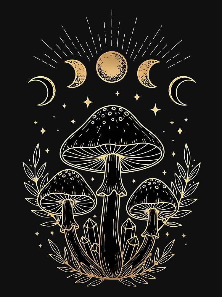 Goblincore Mushroom Cottage Aesthetic Shirt – Whimsical Fairycore Tee by wabeen