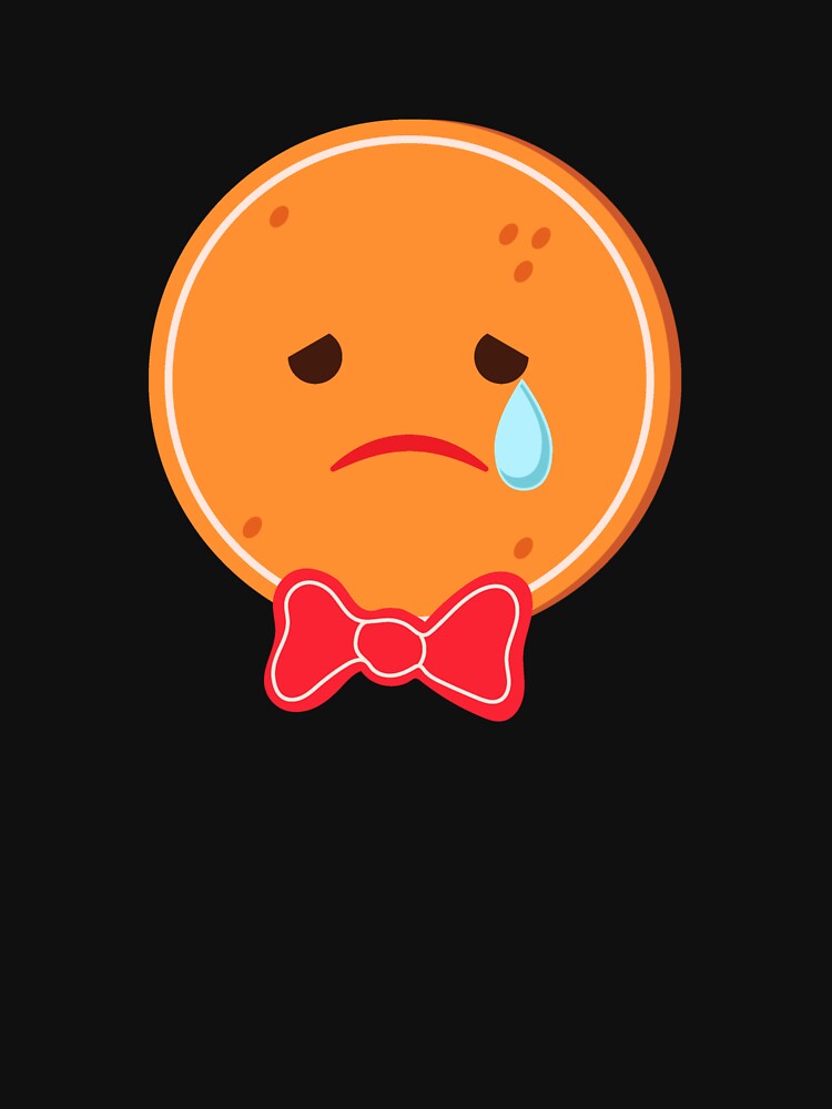 Gingerbread Man Emoticons Crying Gingerbread Emoticon Gear by DynamicDesign