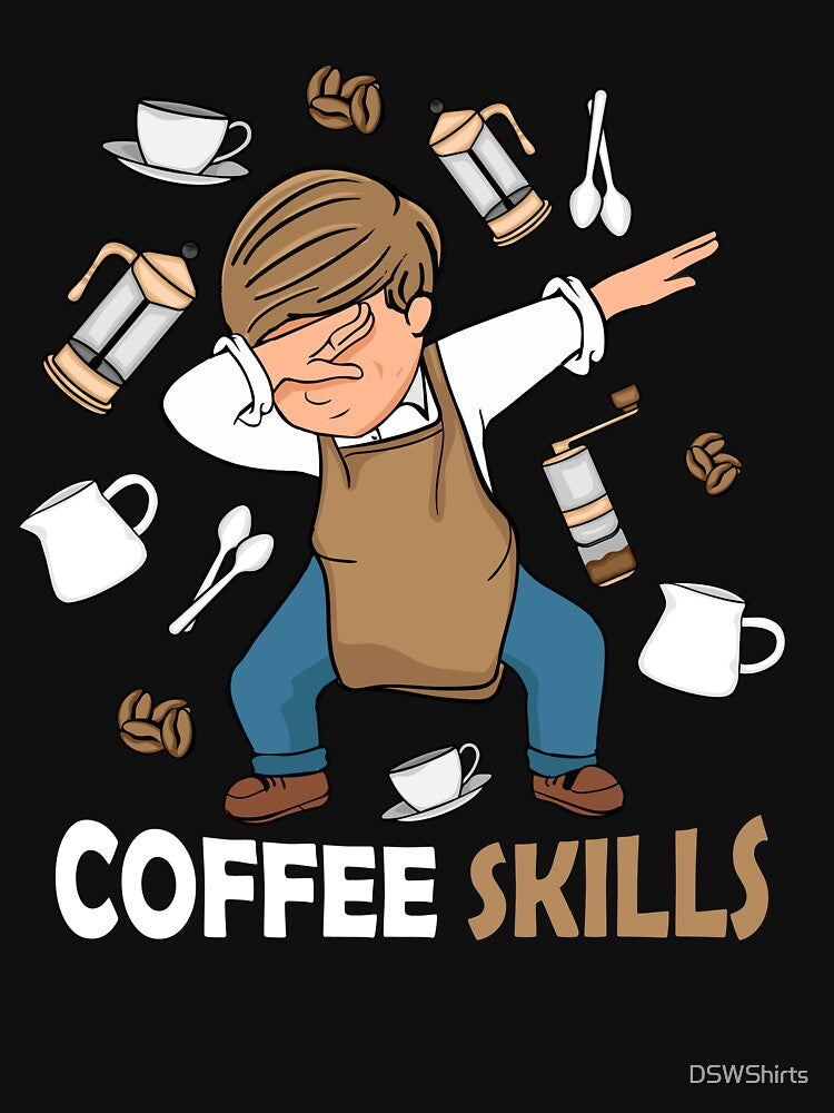 Coffee Lover Gift Men Barista Latte Art by DSWShirts