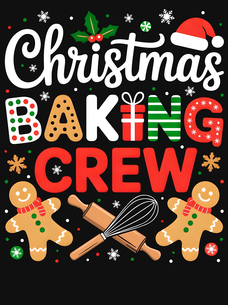 Funny Christmas Baking Crew Christmas Cookie by KarimSoCute