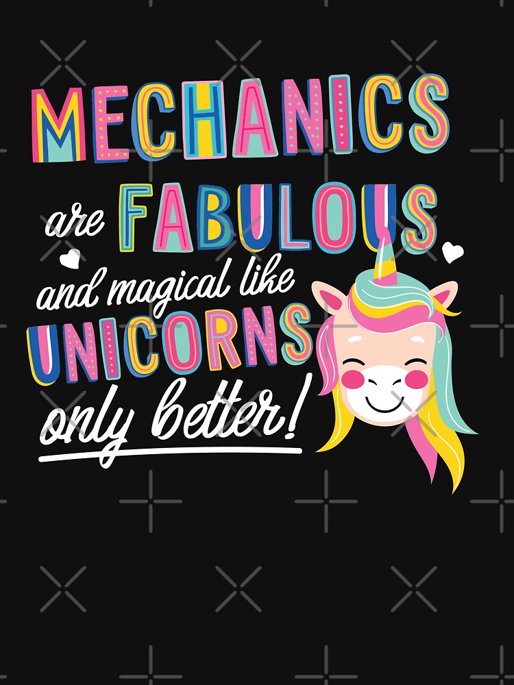 Mechanics are like Unicorns Gift Idea by betternotes