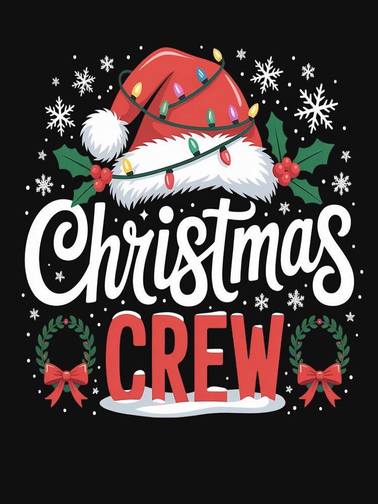Christmas Crew Christmas Lights Family Matching Pajamas by ticlitule