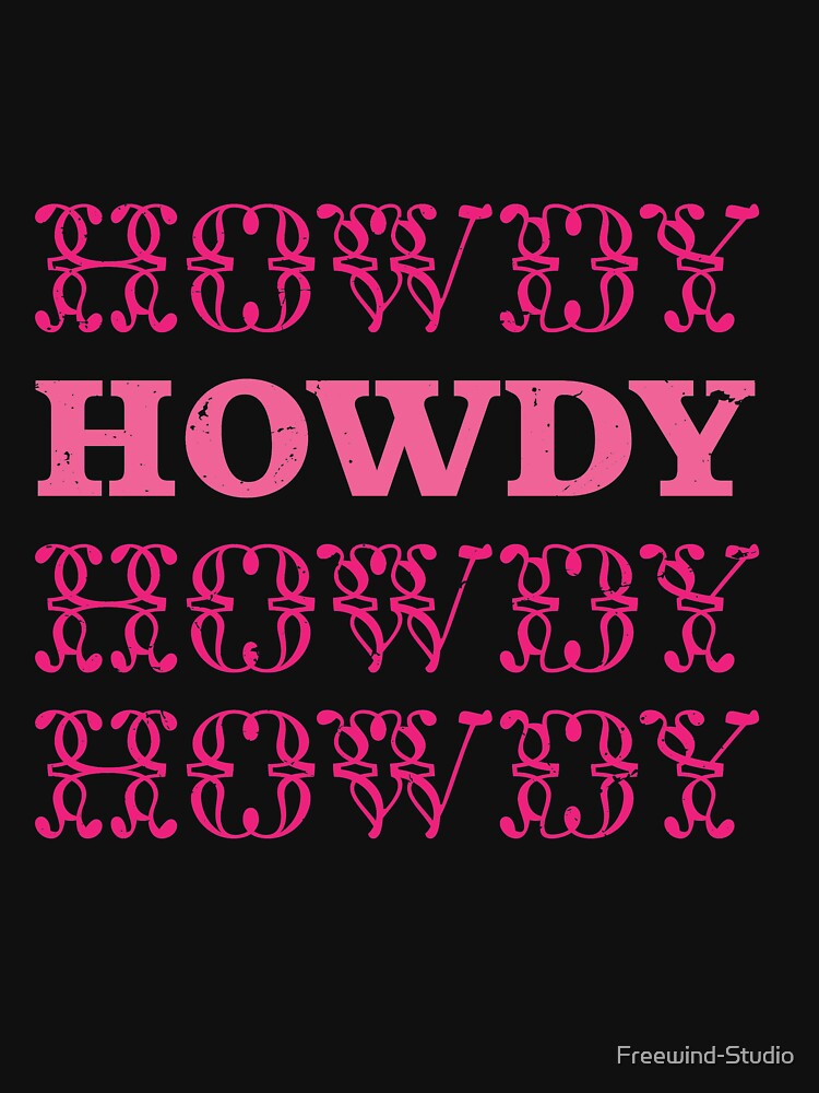 Howdy Cowgirl, Vintage Western Country style by Freewind-Studio