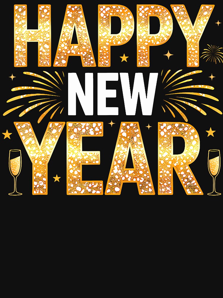 Happy New Year 2026 Party New Years Eve Countdown Fireworks by KristyCharleen