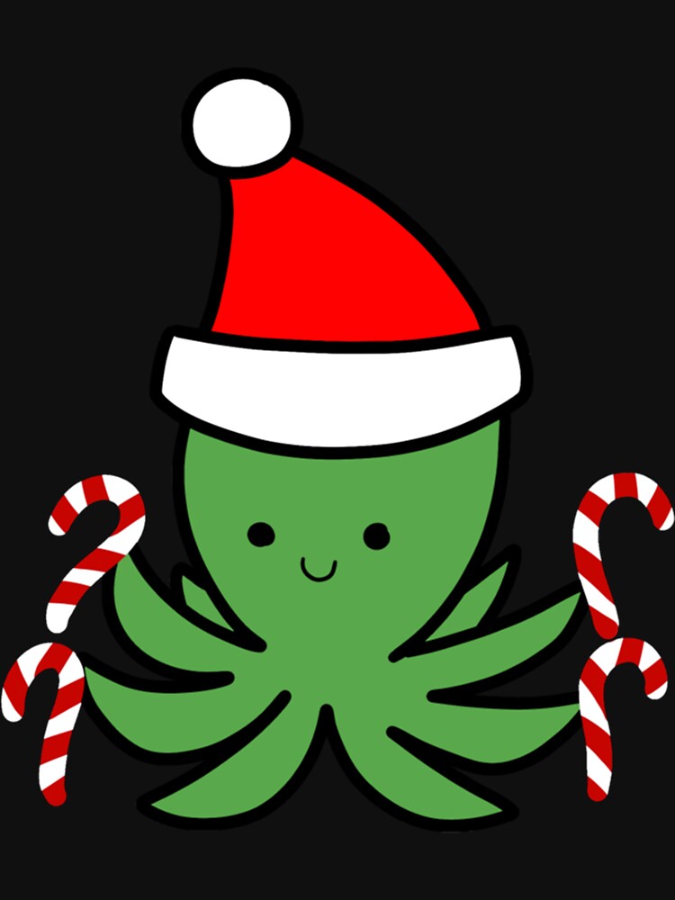 Candy Cane Octopust by fleuryloetier