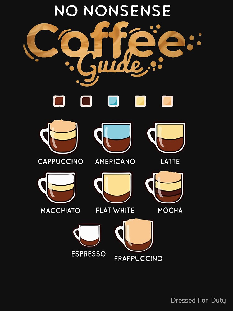 I Drink A Lot Of Coffee Guide Barista by Dressed For  Duty
