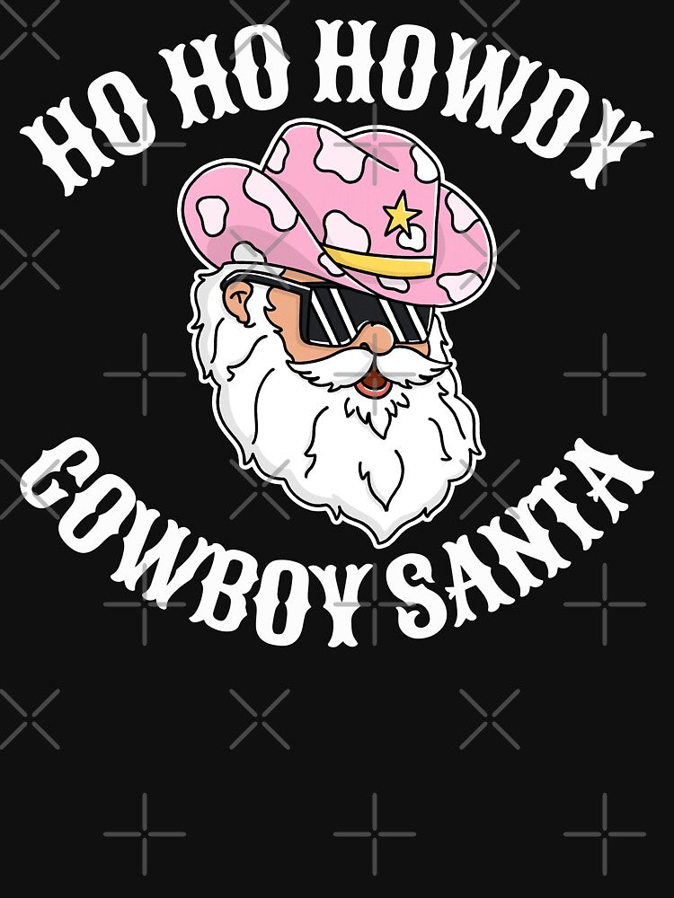 Funny Howdy Santa Christmas Cowboy Western Cute by trajeado14