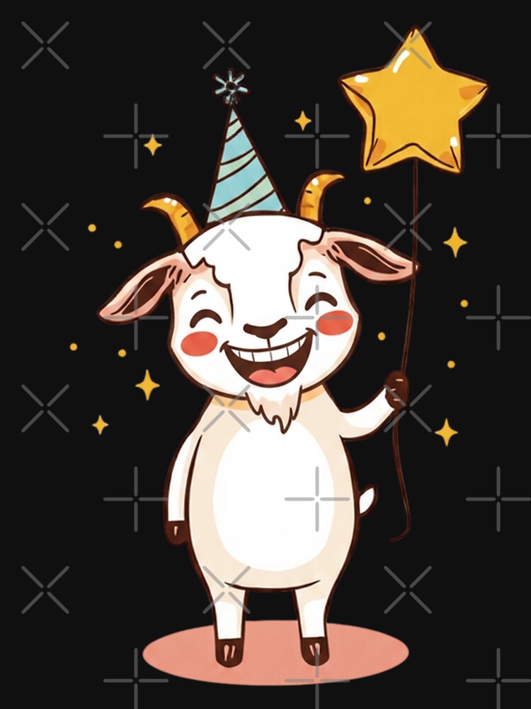Happy Year of the Goat 2027 - Cute Festive Goat Celebration by Design_Your_Day