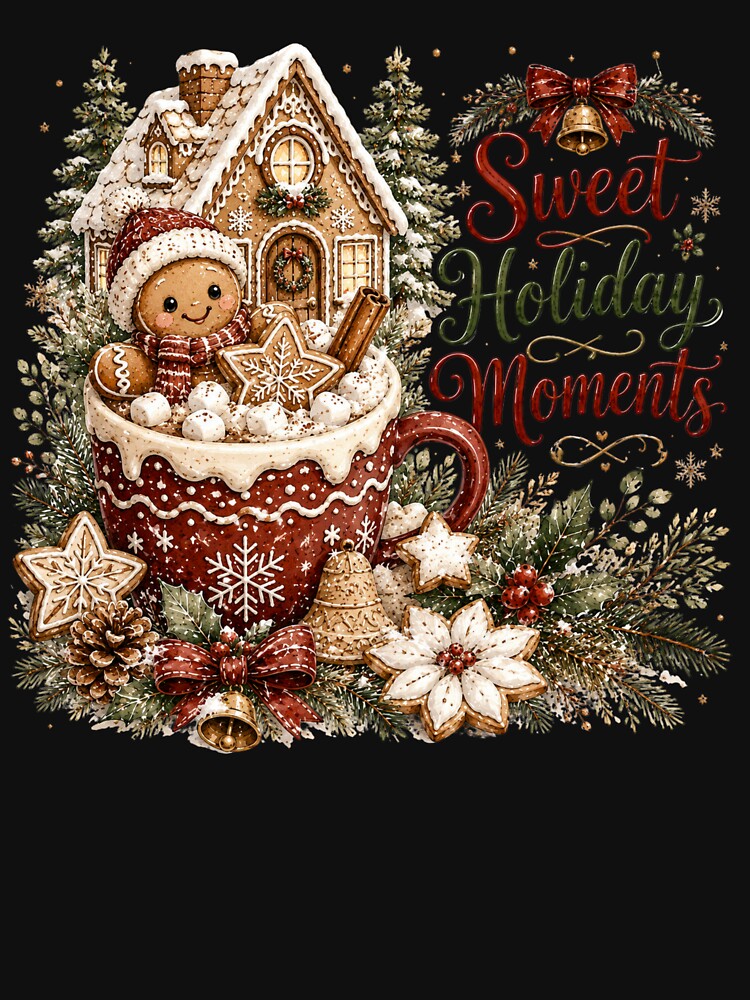 Sweet Holiday Moments Cozy Gingerbread Christmas by DYAFLK