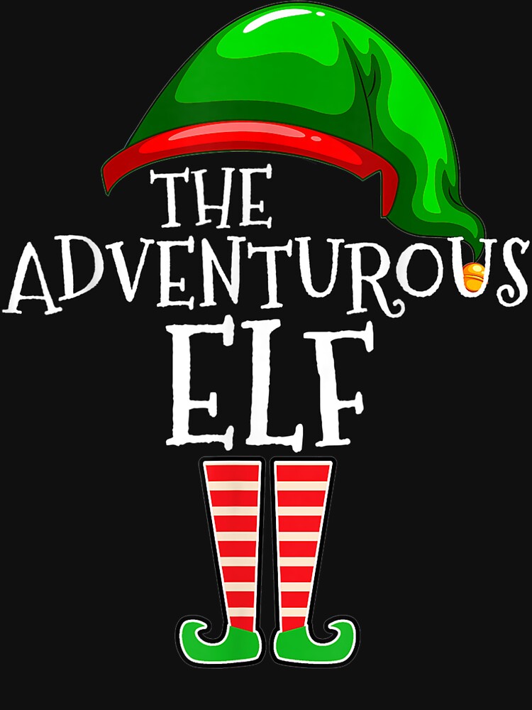 Adventurous Elf Family Matching Group Christmas Gift Pajama by JWArtStudio