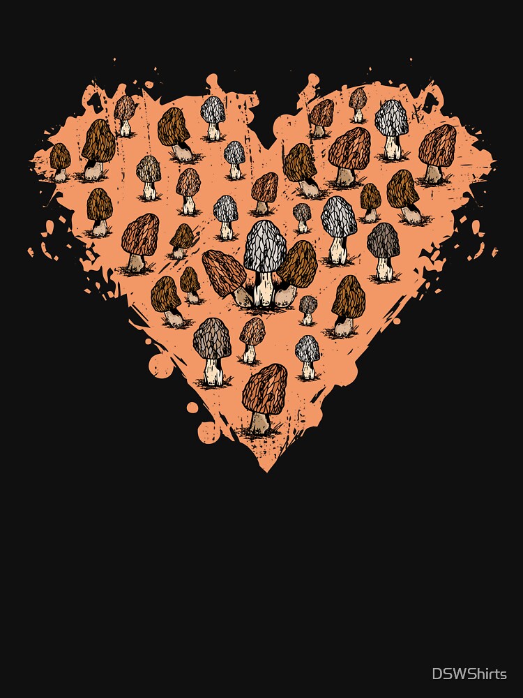 Morel Mushroom Hunter Gift Fungi Foraging Mushroom by DSWShirts