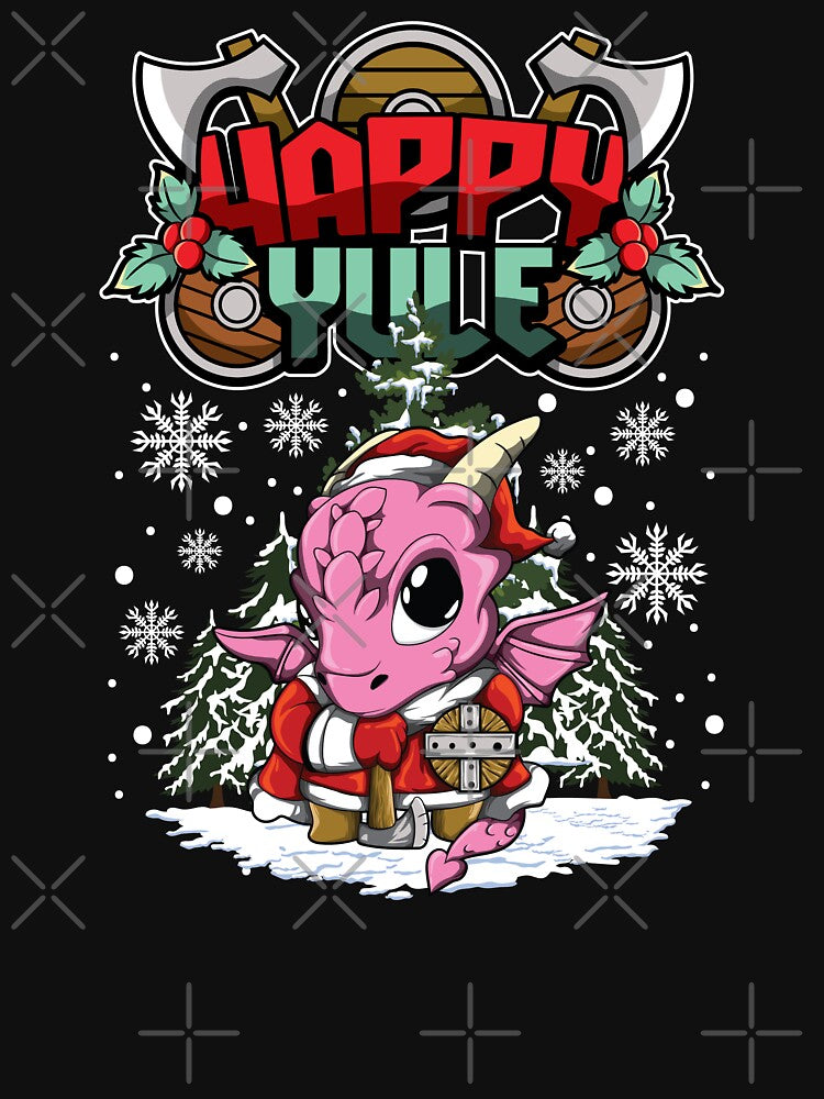 Happy Yule - Viking Christmas - Dragon by anziehend