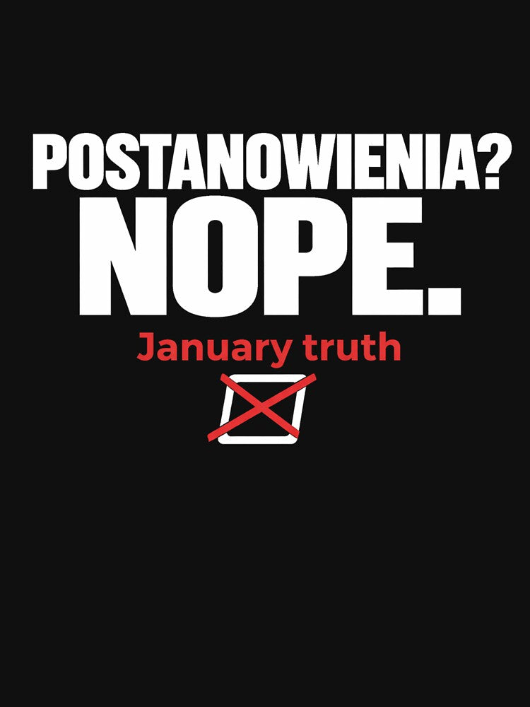 Postanowienia? Nope. January truth﻿ – Anti‑Resolution Polish Project by PunchText designs